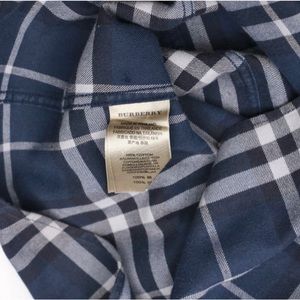 Burberry plaid shirt